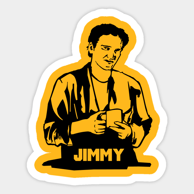 Jimmy's Coffee Pulp Fiction Sticker by SaverioOste